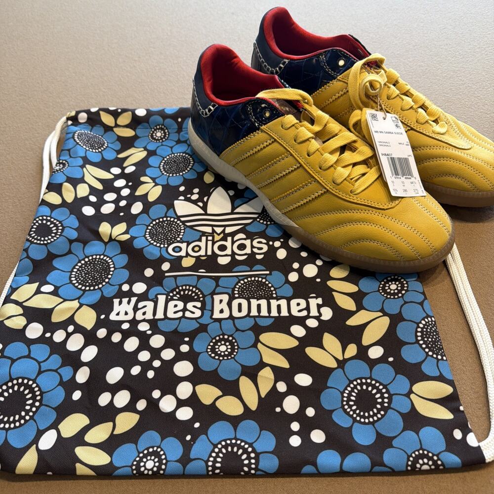 [IH8407] MENS ADIDAS WALES BONNER X SAMBA MILLENNIUM 'FADE GOLD' 10.5